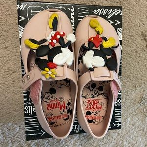 Mini Melissa Disney Mickey Minnie Sandals sz 8